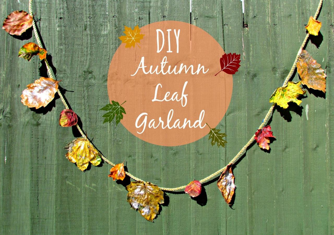 DIY Autumn Leaf Garland: Transform Your Space with Gorgeous Fall Decor